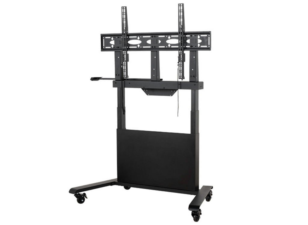 B-Tech Motorised Height Adjustable Flat Screen Trolley - For screens up to 86" Motorised Trolley B-Tech