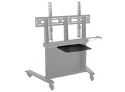 B-Tech Motorised Height Adjustable Flat Screen Trolley - For screens up to 86" Motorised Trolley B-Tech
