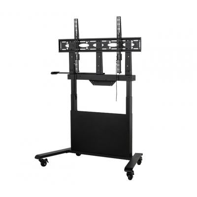 B-Tech 55" - 86" Motorised Height Adjustable Flat Screen Trolley | BT8568/B Motorised Trolley B-Tech