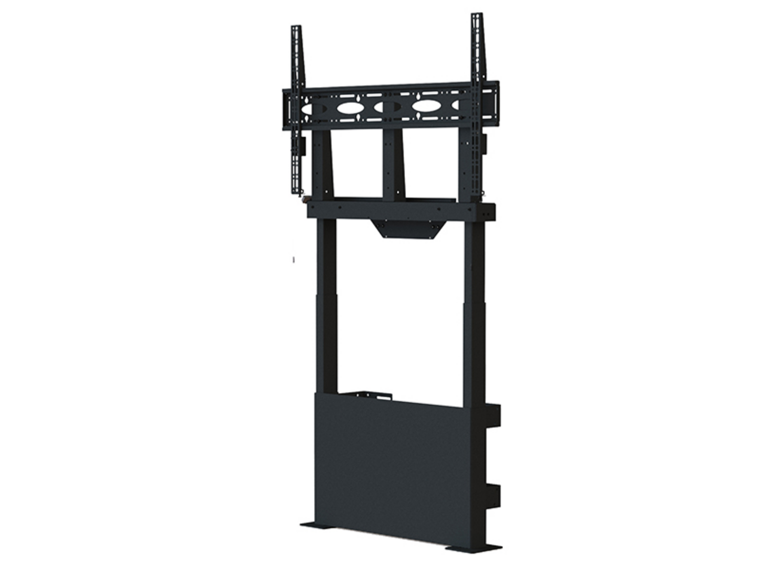 B-Tech BT8569/B Motorised Height Adjustable Flat Screen Floor-to-Wall Mount For Screens up to 86" Mobile Trolley B-Tech