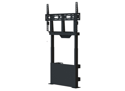 B-Tech BT8569/B Motorised Height Adjustable Flat Screen Floor-to-Wall Mount For Screens up to 86" Mobile Trolley B-Tech