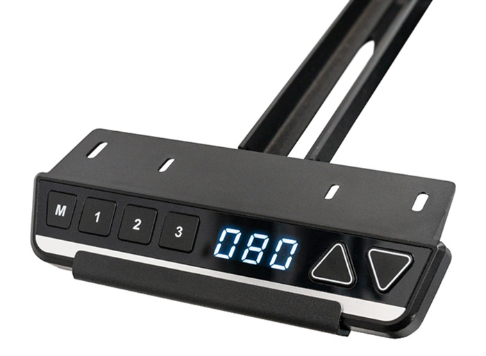 B-Tech BT8569/B Motorised Height Adjustable Flat Screen Floor-to-Wall Mount For Screens up to 86" Mobile Trolley B-Tech