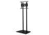 B-Tech BT8573 Large Flat Screen Twin Pole Floor Stand For Up to 75" Screen