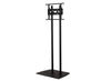 B-Tech BT8573 Large Flat Screen Twin Pole Floor Stand For Up to 75