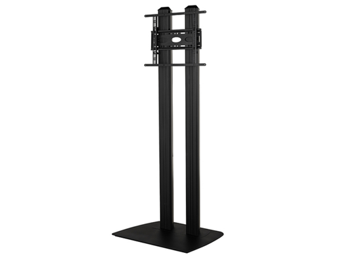 B-Tech BT8583/BB Large Flat Screen Twin Column Floor Stand For Up to 75” Screen Floor Stand B-Tech