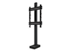 B-Tech BT8587/B Bolt-Down Column Mounted Digital Signage Stand With Retractable Base Multimedia Carts & Stands B-Tech
