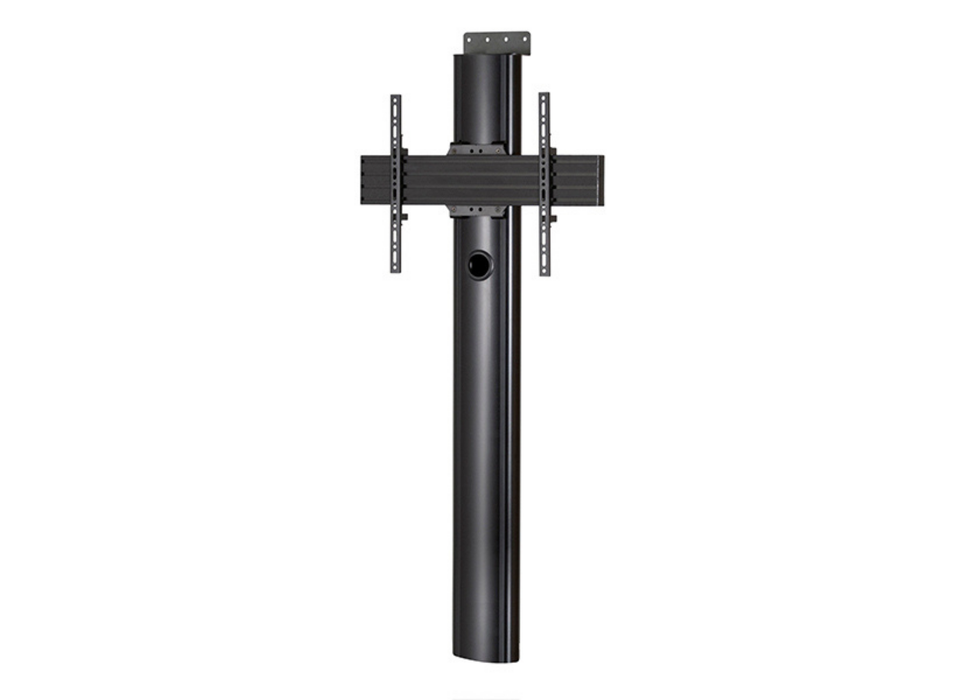 B-Tech BT8700/B Premium Floor-to-Wall Single Screen UC Stand - 1.4m Multimedia Carts & Stands B-Tech