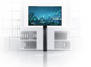 B-Tech BT8700/B Premium Floor-to-Wall Single Screen UC Stand - 1.4m Multimedia Carts & Stands B-Tech