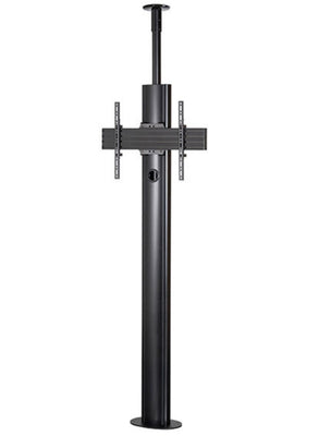 B-Tech 32" - 75" Premium Floor-To-Ceiling Single Screen UC Stand | BT8702/B B-Tech Ceiling Mount B-Tech