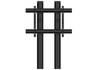 B-Tech BT8707/B Premium Floor-To-Wall Single Screen Twin Column UC Stand - 2m