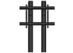 B-Tech BT8707/B Premium Floor-To-Wall Single Screen Twin Column UC Stand - 2m Multimedia Carts & Stands B-Tech