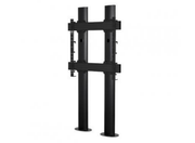 B-Tech BT8708/B 2m Premium Bolt Down Single Screen Twin Column UC Stand For 65"-100" Displays Floor Stand B-Tech