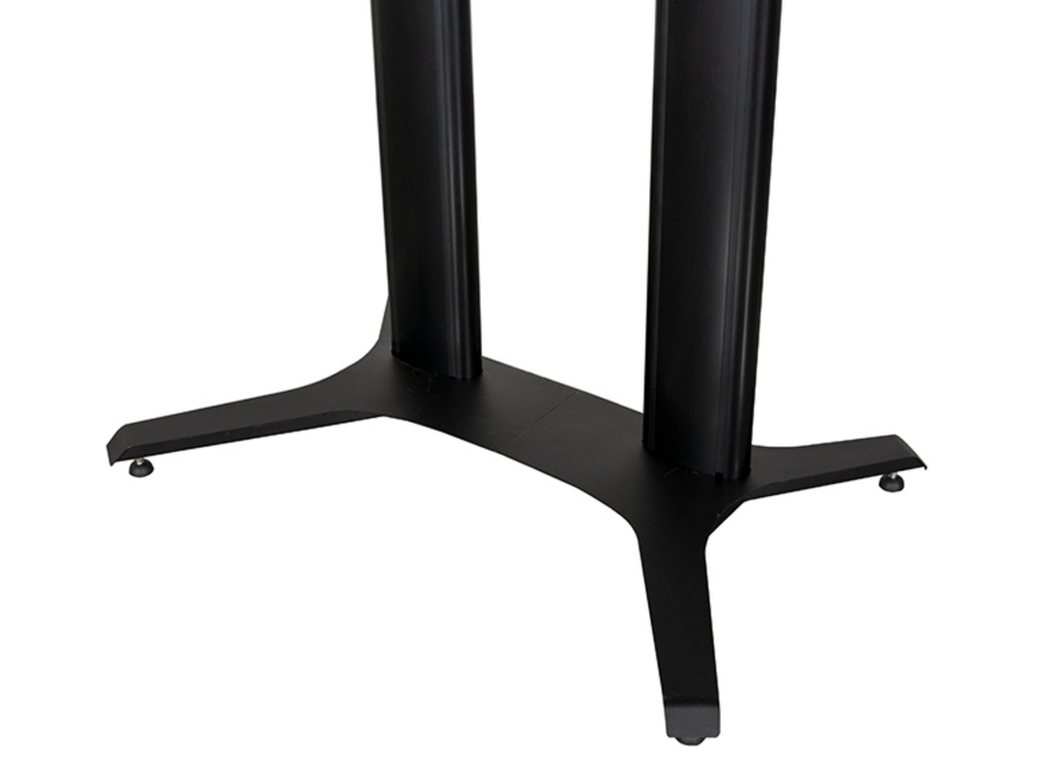 B-Tech BT8709/B Premium Freestanding Single Screen Twin Column UC Stand - 2m Multimedia Carts & Stands B-Tech