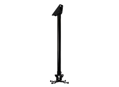 B-Tech BT899-FD150/BB Fixed Drop Projector Ceiling Mount With Micro-Adjustment | 1.5m Pole Projector Mount B-Tech