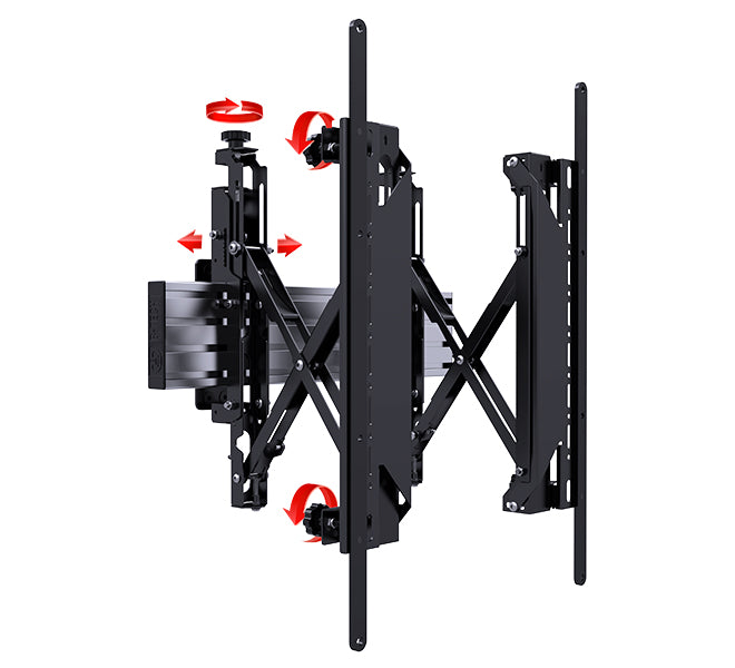 B-Tech Up to 86" System X™ Pop-Out Ultra Stretch Signage Mount | BT9909/BS Wall Mount Bracket B-Tech