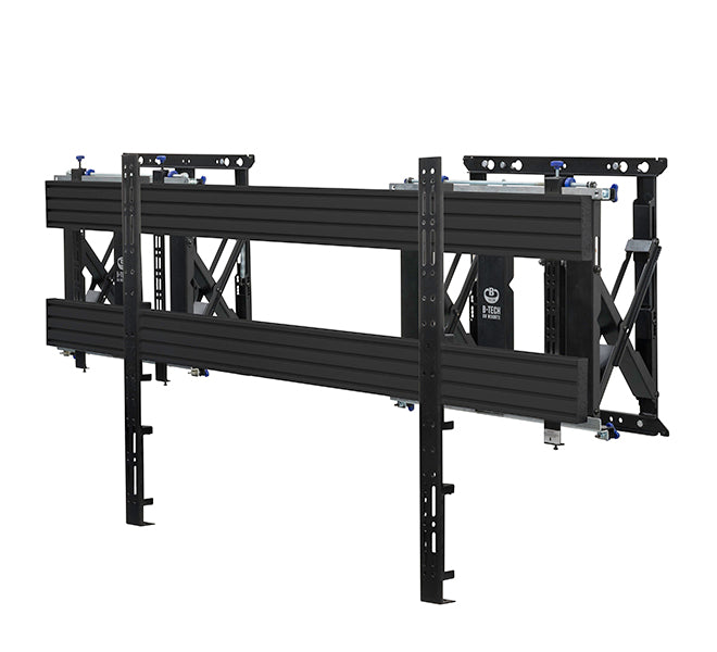 B-Tech 72" - 120" Soft-Open Full Service Wall Mount for XXL Displays | BT9921/B Wall Mount Bracket B-Tech