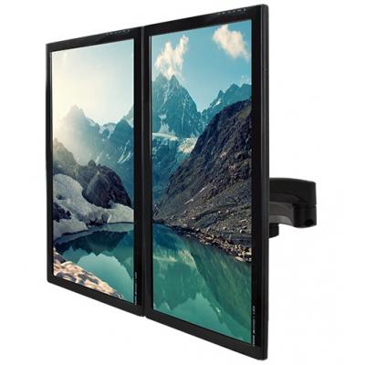 B-Tech Up to 28" Twin Screen Tilt & Swivel Desk Mount | BT7374/B Monitor Arm Desk Mount B-Tech
