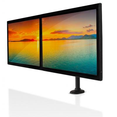 B-Tech Up to 28" Twin Screen Tilt & Swivel Desk Mount | BT7374/B Monitor Arm Desk Mount B-Tech