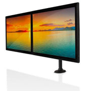 B-Tech Up to 28" Twin Screen Tilt & Swivel Desk Mount | BT7374/B Monitor Arm Desk Mount B-Tech