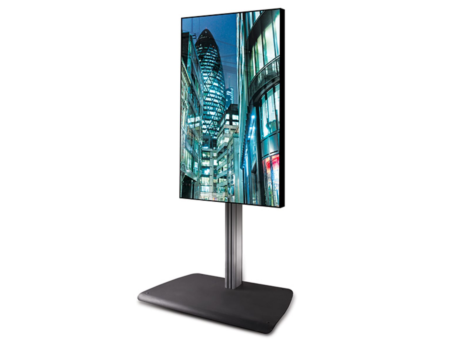 B-Tech BTF843/BS Universal Portrait Flat Screen 1.8m Floor Stand For 60"-85" Screens Monitor Mounts & Stands B-Tech