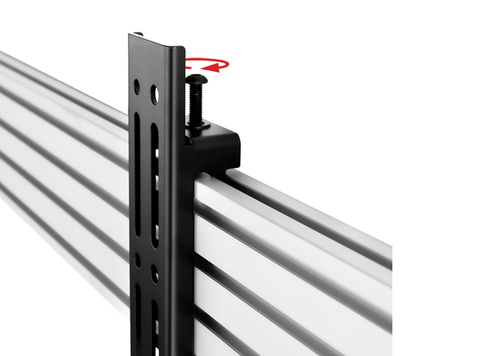 B-Tech BTF843/BS Universal Portrait Flat Screen 1.8m Floor Stand For 60"-85" Screens Monitor Mounts & Stands B-Tech