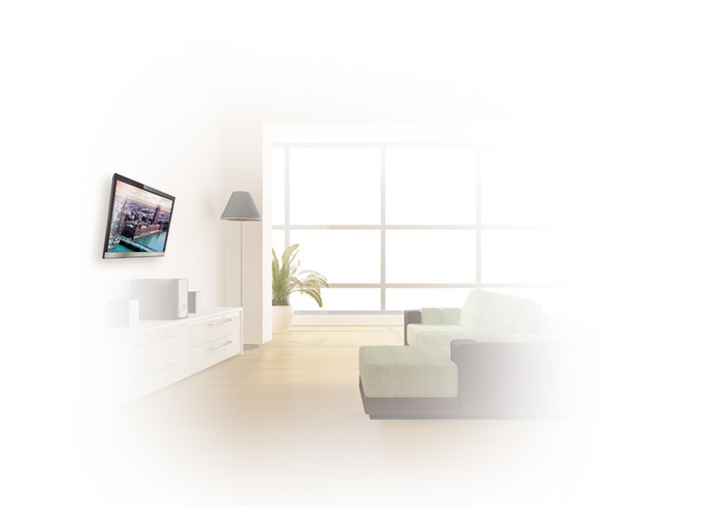 B-Tech Up to 47" Universal Flat Screen Wall Mount With Tilt | BTV501-B Wall Mount Bracket B-Tech