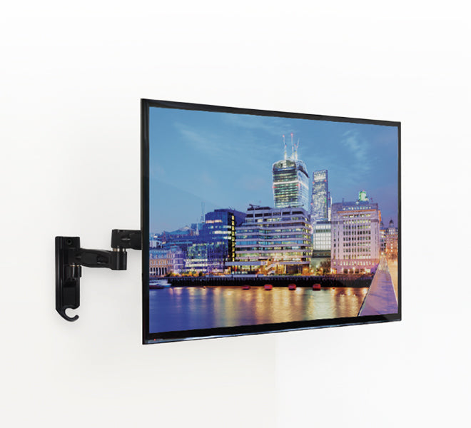 B-Tech Up to 47" Double Arm Tilt and Swivel Wall Mount | BTV504/B Wall Mount Bracket B-Tech