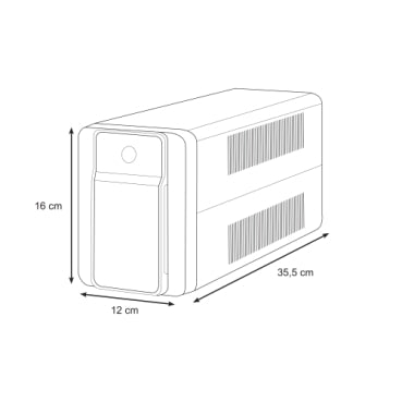 APC BX950MI-FR Back-UPS, 950VA, Tower, 230V, 4x CEE 7/5 French Schuko Outlets Uninterruptible Power Supply APC