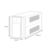 APC BX950MI-FR Back-UPS, 950VA, Tower, 230V, 4x CEE 7/5 French Schuko Outlets Uninterruptible Power Supply APC