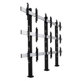 B-Tech 46" - 55" Universal Bolt Down Video Wall Stand For 3x3 Video Walls | BT8372-3X3/BB