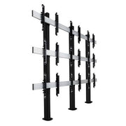 B-Tech 46" - 55" Universal Bolt Down Video Wall Stand For 3x3 Video Walls | BT8372-3X3/BB Video Wall Mount B-Tech