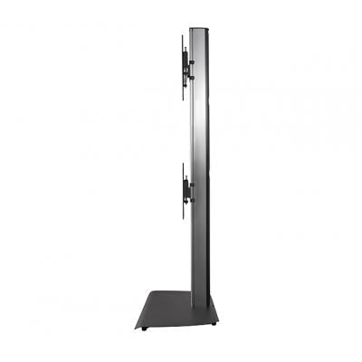 B-Tech 47" - 65" System X™ Universal Dual Stack Flat Screen Floor Stand | BTF842/BB Floor Stand B-Tech