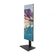 B-Tech 47" - 65" System X™ Universal Dual Stack Flat Screen Floor Stand | BTF842/BB Floor Stand B-Tech
