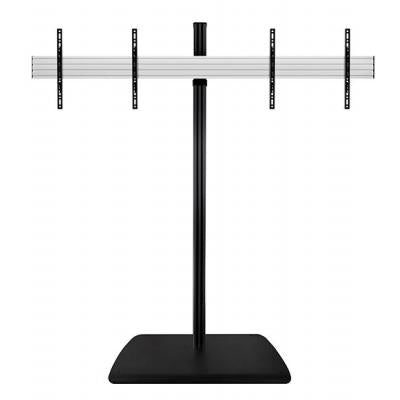 B-Tech 47" - 55" Universal Twin Screen VC Stand | BTF845/BB Floor Stand B-Tech