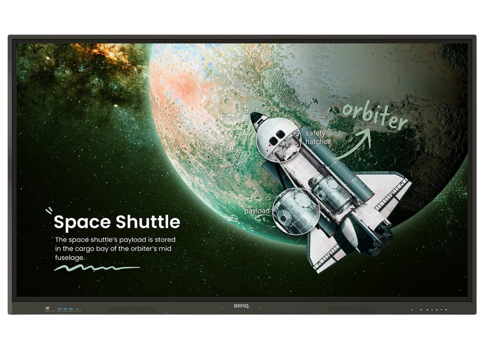 BenQ RE8604A 86" 4K UHD Android 14 EDLA Certified Interactive Touchscreen Interactive Touchscreen Display BenQ