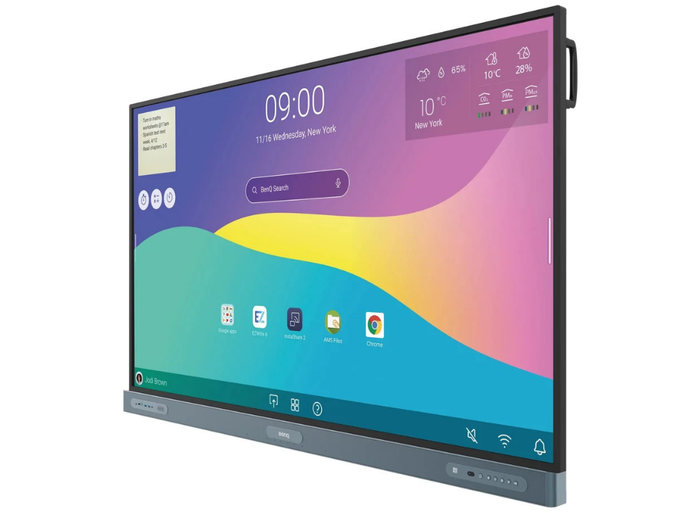 BenQ RP8604 86" 4K Ultra HD Interactive Flat Panel Display With EDLA Certified Interactive Touchscreen Display BenQ