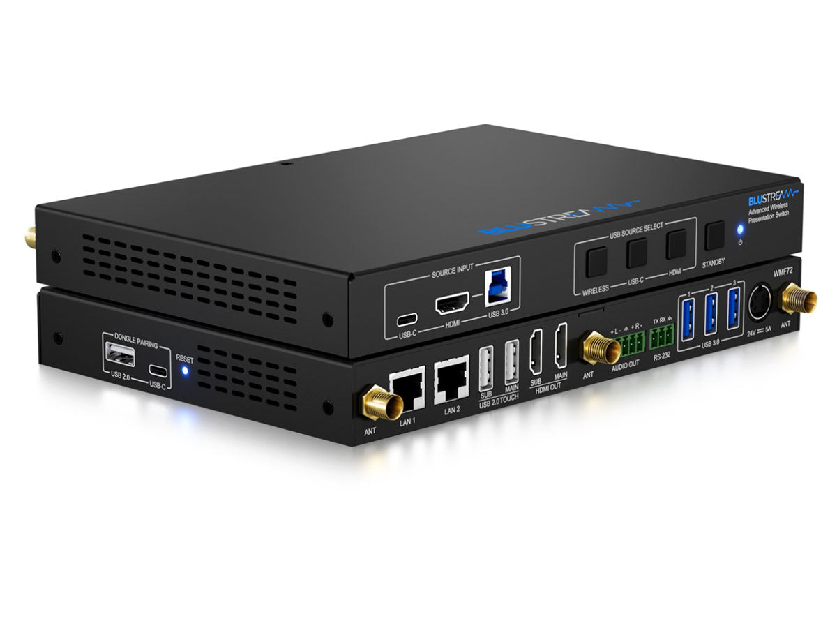 BluStream Advanced Wireless Multi-Format Presentation Switch | WMF72 Wireless Presentation System BluStream