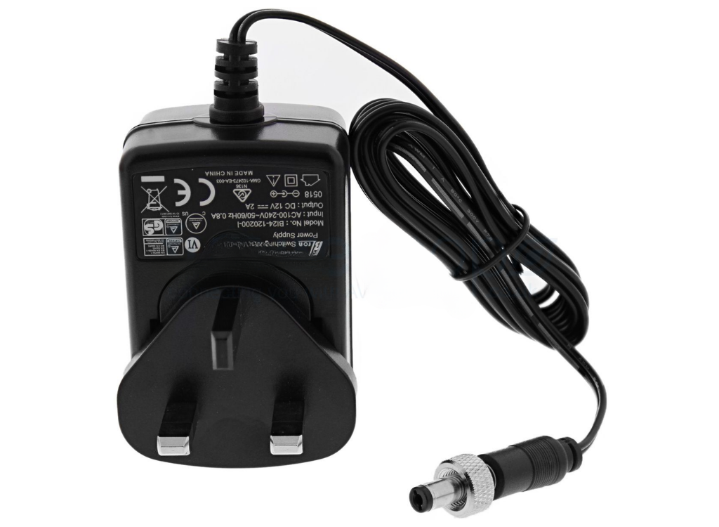 Blustream PS122 12V/2A Power Supply Compatible with HDBaseT Transmitters & Receivers Power Supply BluStream
