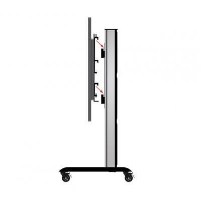 B-Tech 72" - 120" System X™ Trolley For 84 inch Microsoft Surface Hub | BT8508/BB Mobile Trolley B-Tech