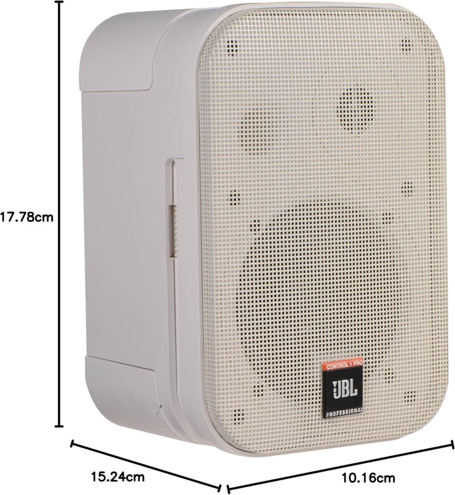 JBL PRO Control 1 Pro White 2-Way Speakers | C1PRO-WH Two-Way Loudspeaker JBL
