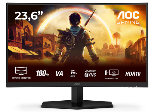 AOC C24G42E 24" 180Hz 0.5ms Full HD Curved Gaming Monitor Gaming Monitor AOC