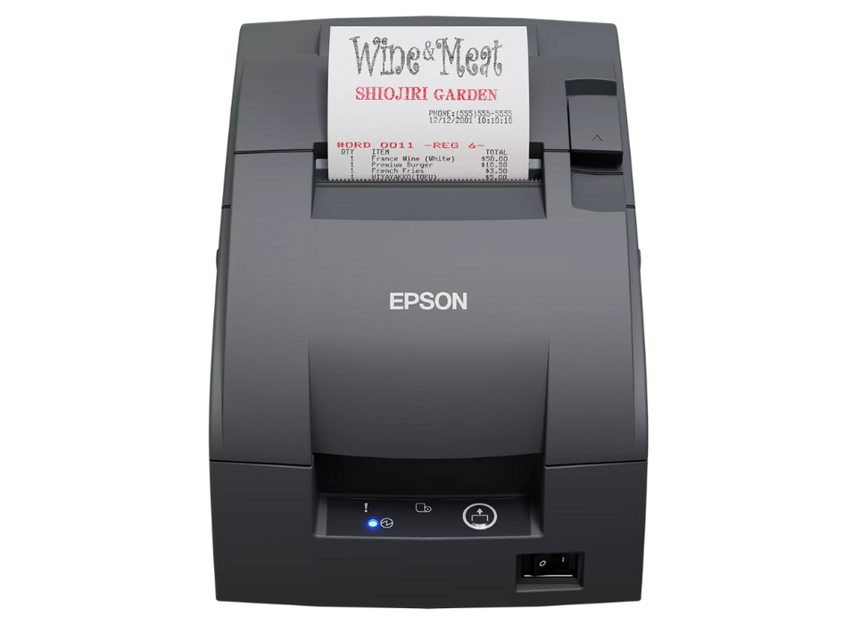 Epson TM-U220IIB (142) Ethernet Impact Receipt Printer | C31CL27142 Dot Matrix Printers Epson