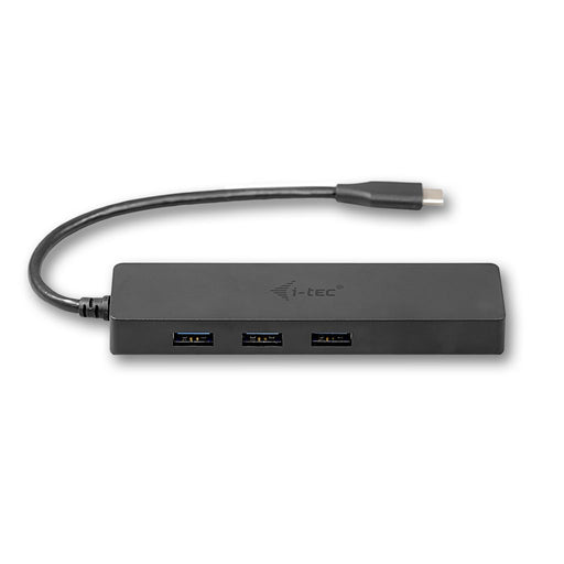 i-tec USB-C Slim Passive HUB 3 Port + Gigabit Ethernet Adapter | C31GL3SLIM USB Hubs & Docking Station i-tec