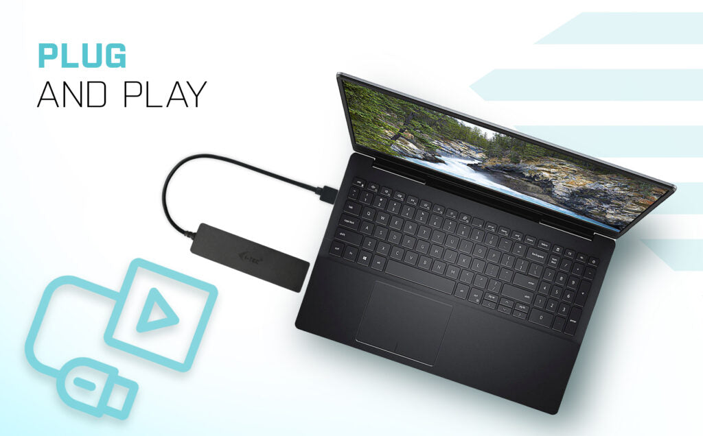 i-tec USB-C Slim Passive HUB 3 Port + Gigabit Ethernet Adapter | C31GL3SLIM USB Hubs & Docking Station i-tec