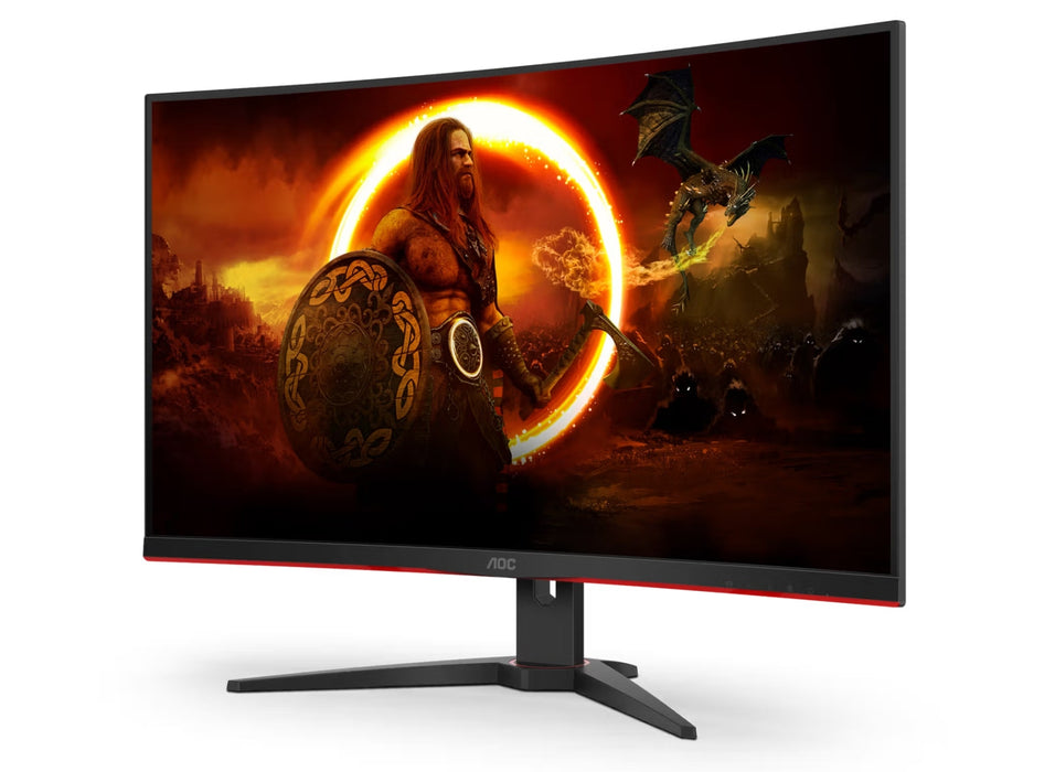 AOC C32G2ZE 31.5" 240Hz 0.5ms Full HD Curved Gaming Monitor Gaming Monitor AOC