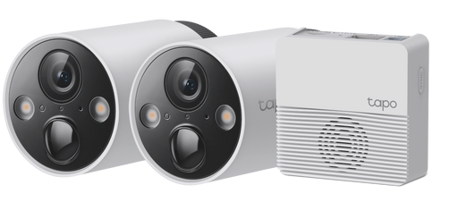 TP-Link TAPO C420S2 Smart Wire-Free Security Camera System, 2-Camera System