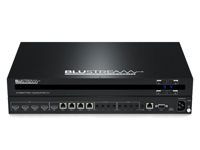 BluStream Contractor 4x4 HDBaseT™ CSC Matrix - 70m | C44CS-KIT AV Receiver BluStream