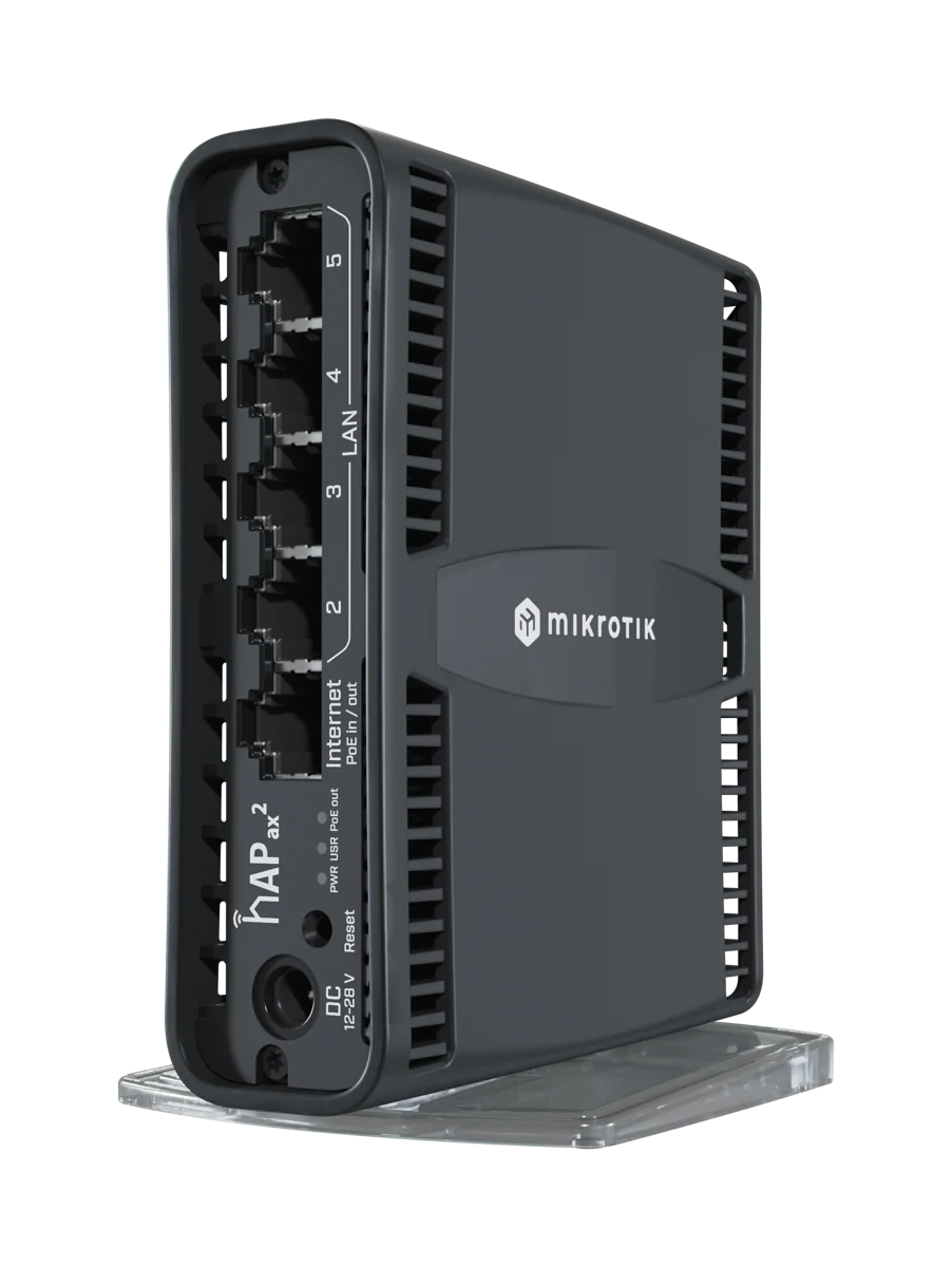 MikroTik hAP ax² Wi-Fi 6 Dual-Band Gigabit Router | C52IG-5HAXD2HAXD-TC Wireless Router MikroTik