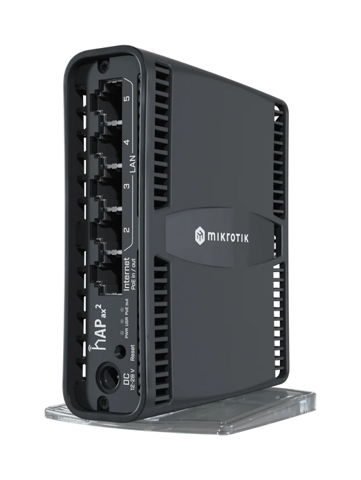 MikroTik hAP ax² Wi-Fi 6 Dual-Band Gigabit Router | C52IG-5HAXD2HAXD-TC Wireless Router MikroTik
