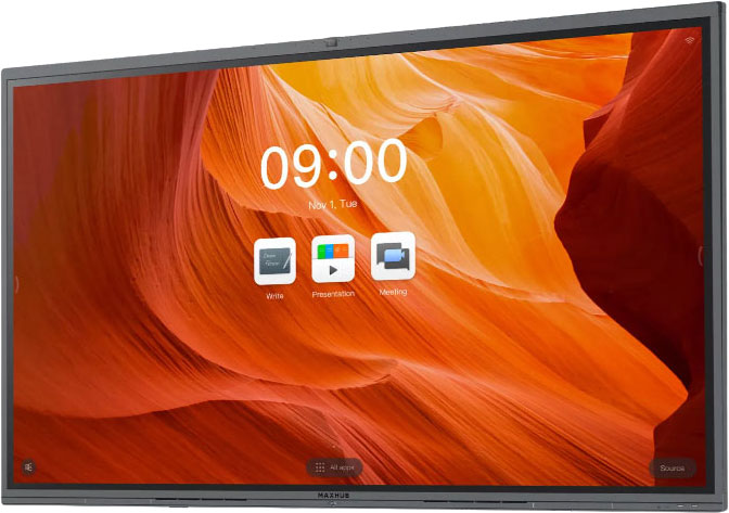 MAXHUB C5530 55” 4K UHD All-In-One Zoom Rooms-Enabled Touchscreen Conference Display Interactive Touchscreen Display MAXHUB